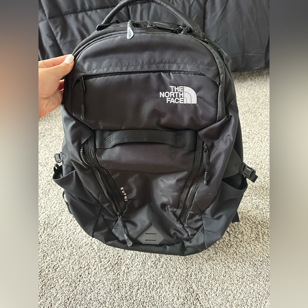 north face surge book bag